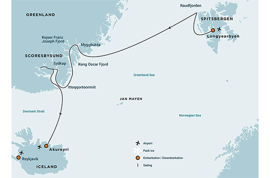 Wonders of the Arctic Map