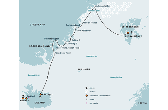 Wonders of the Arctic Map